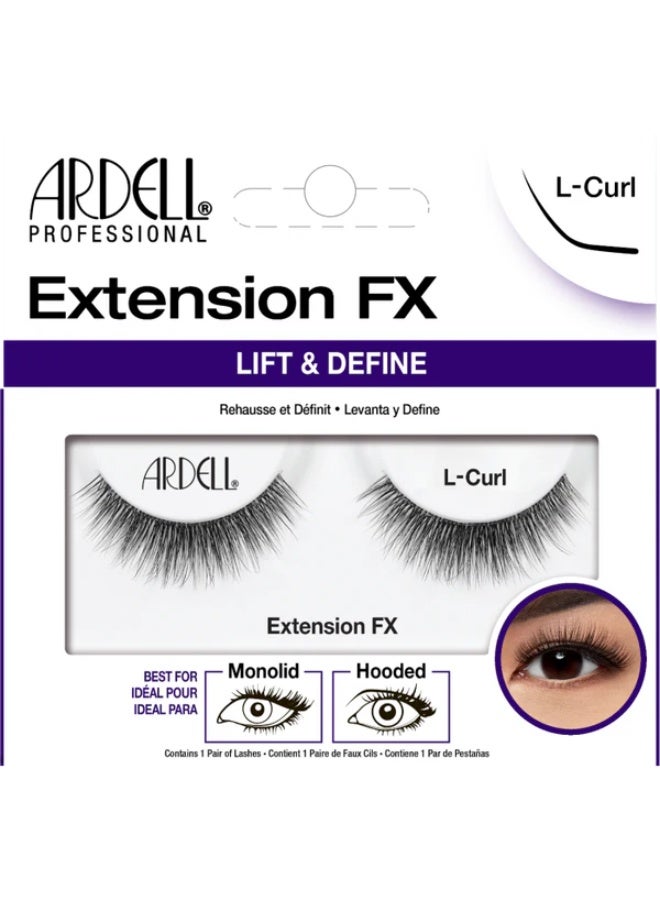 ARDELL Extension FX L-Curl – Lift & Define False Lashes - Image 1